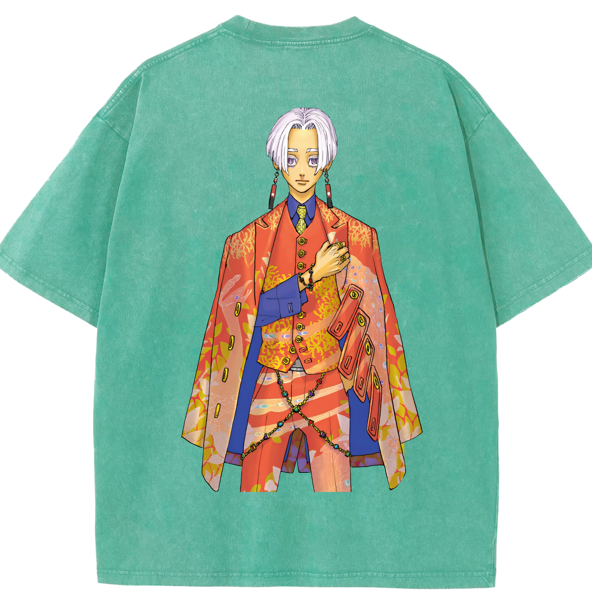 （画像用） 東京リベンジャーズ Tokyo Revengers 綿100% ヴィンテージ風 半袖Tシャツ（背面プリント）